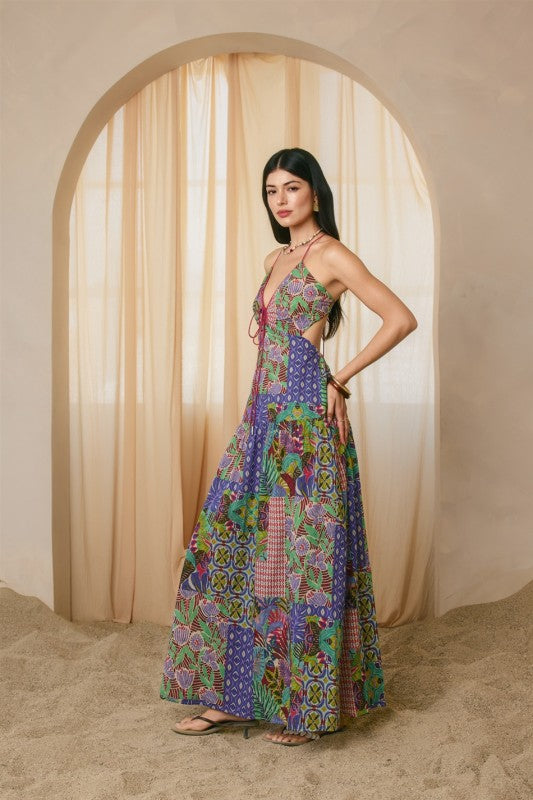 gardenia maxi dress Hawaiian Gardenia Maxi