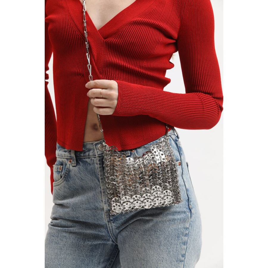 Gwen Metal Linked Mini Bag Moda Luxe 