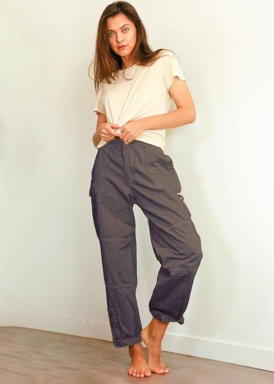 The Twill Cargo in Slate top Haley Solar 