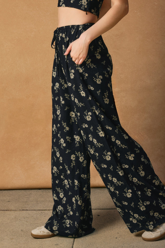 Dancing Moon Drawstring Pants
