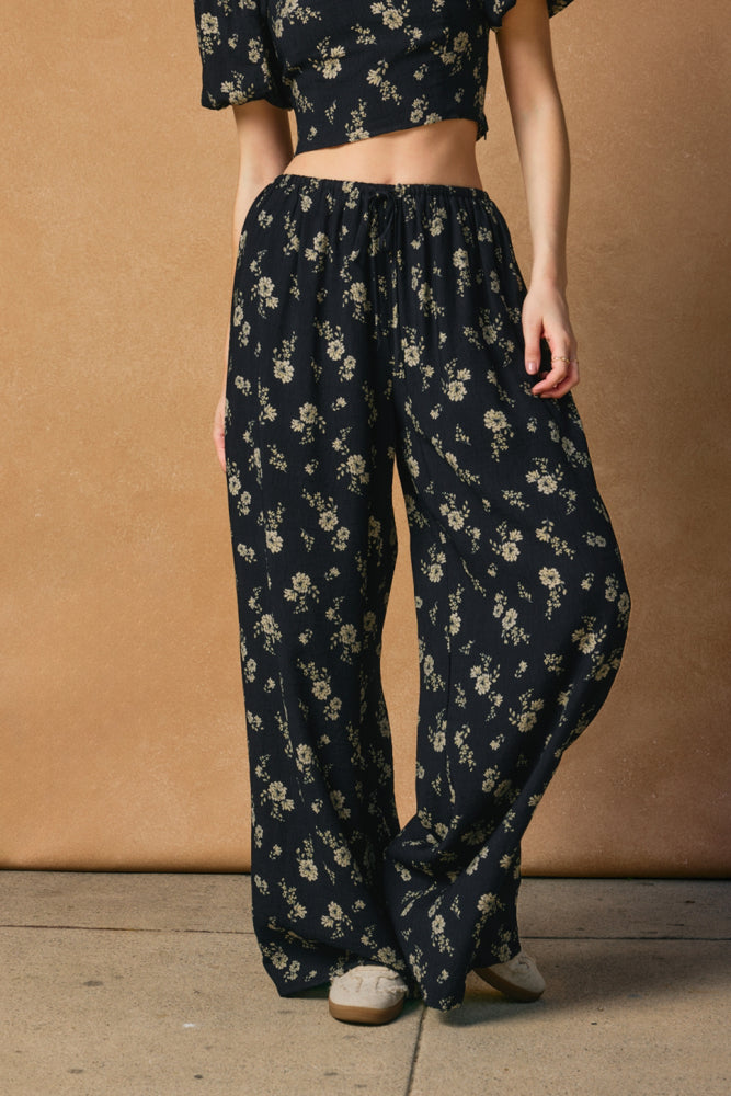 Dancing Moon Drawstring Pants