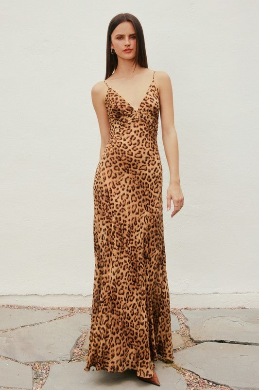 Amur Leopard Maxi Dress