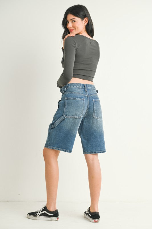 Slouchy Long Shorts