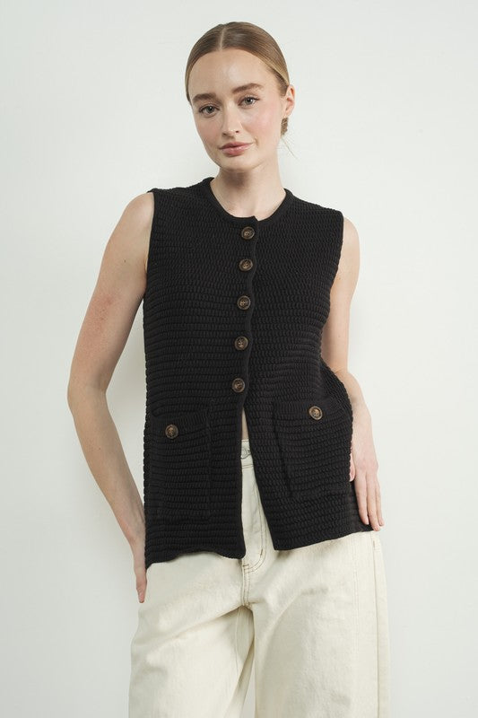 Knit Sweater Vest