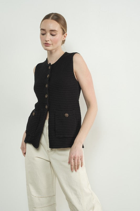Knit Sweater Vest