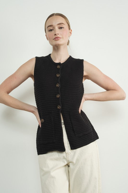 Knit Sweater Vest