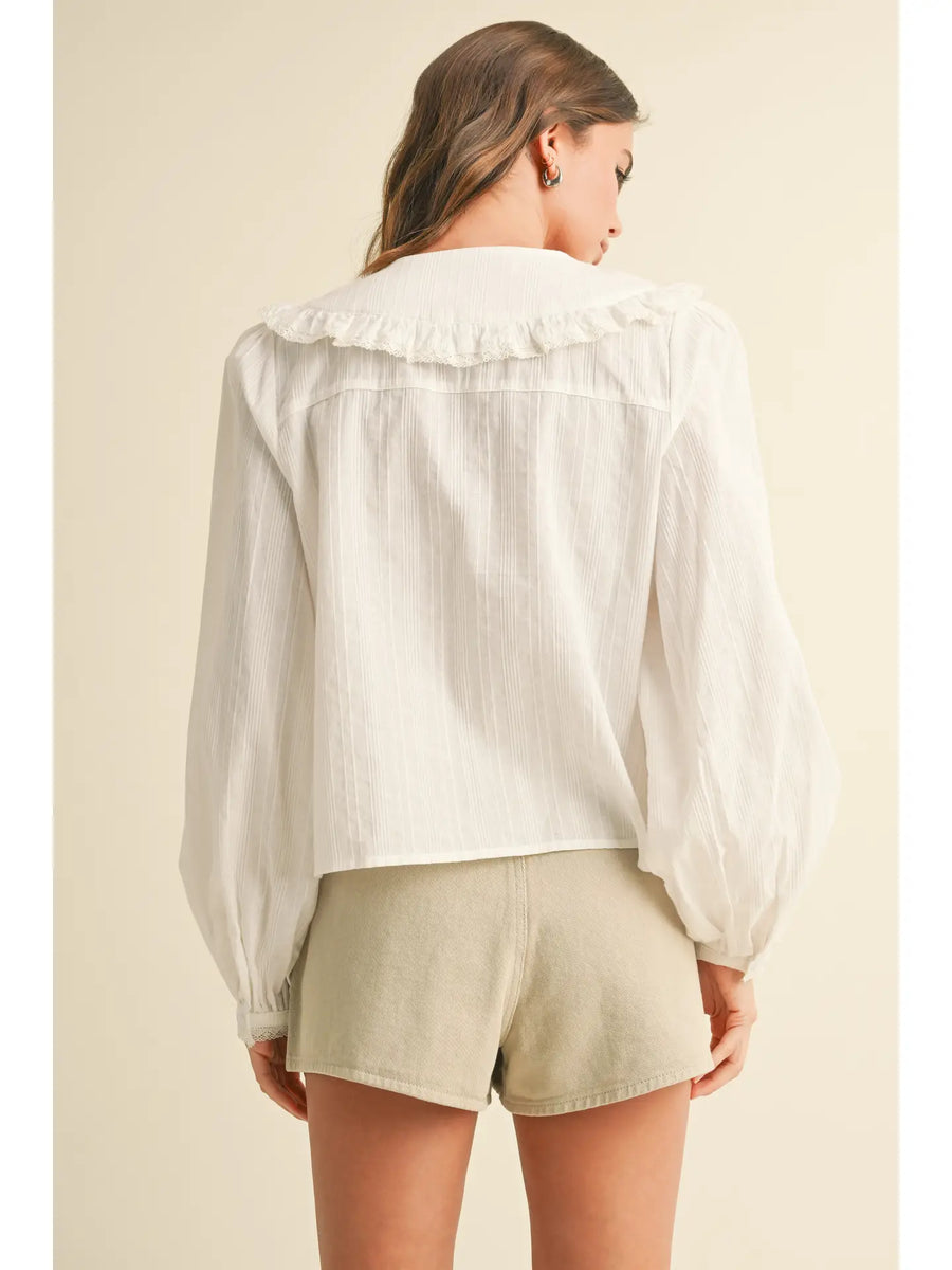 Heather Bow Blouse
