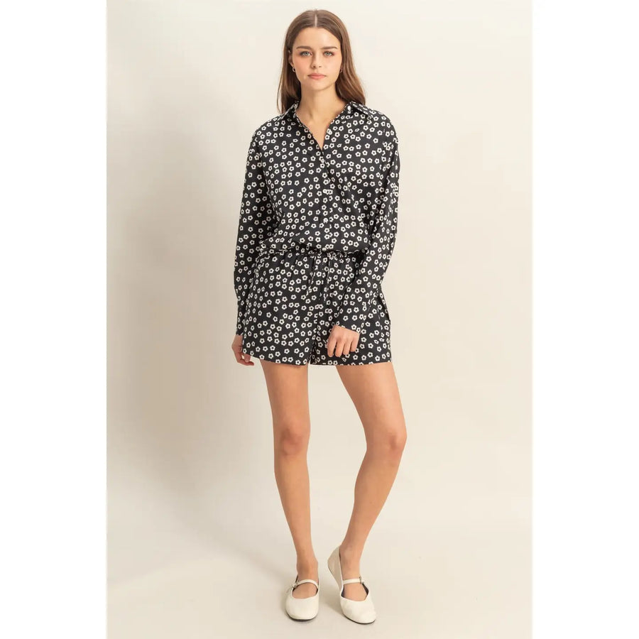 Gia Floral Button-up Shirt