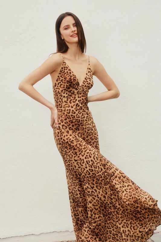 Amur Leopard Maxi Dress
