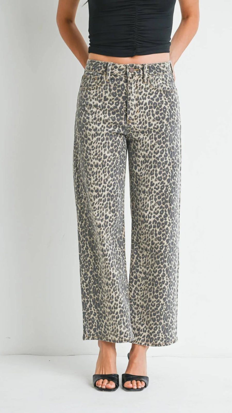 Leopard Vintage Straight Leg