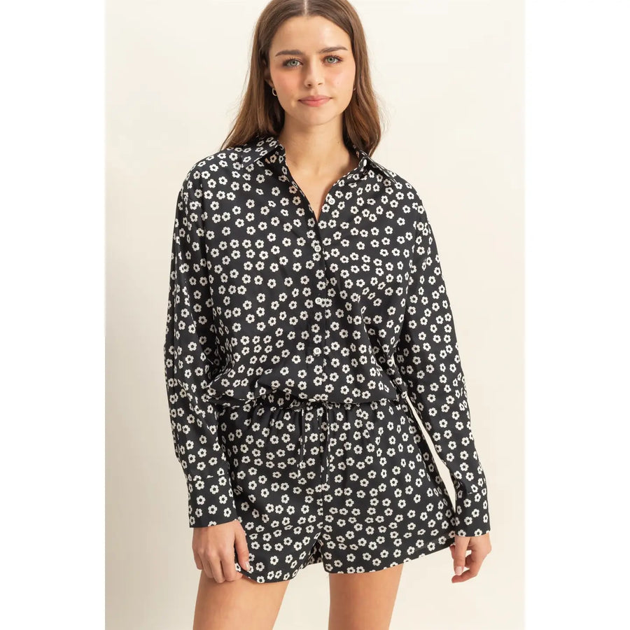 Gia Floral Button-up Shirt