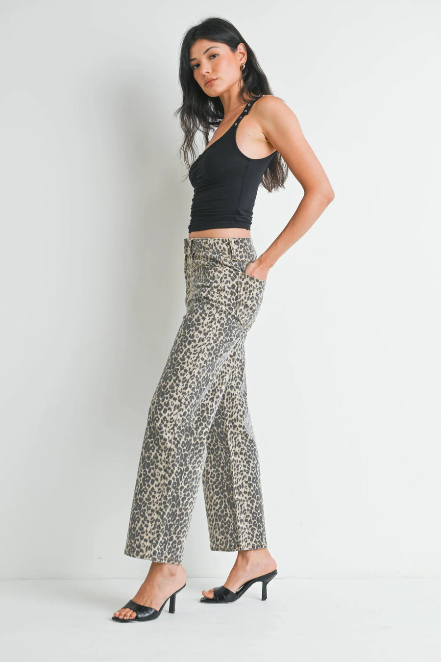Leopard Vintage Straight Leg