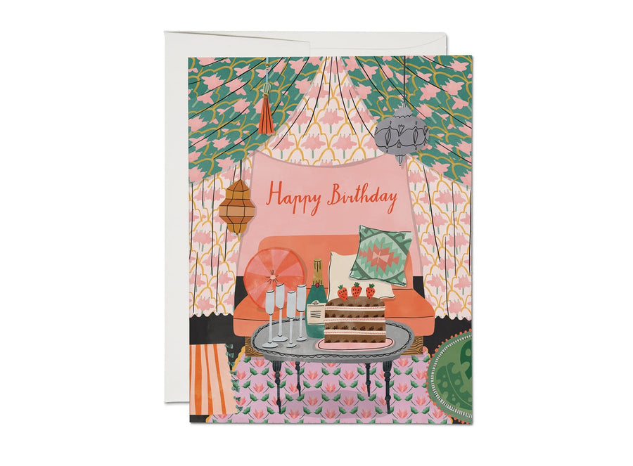 Nomad Tent Card cards & stationary Red Cap Cards 