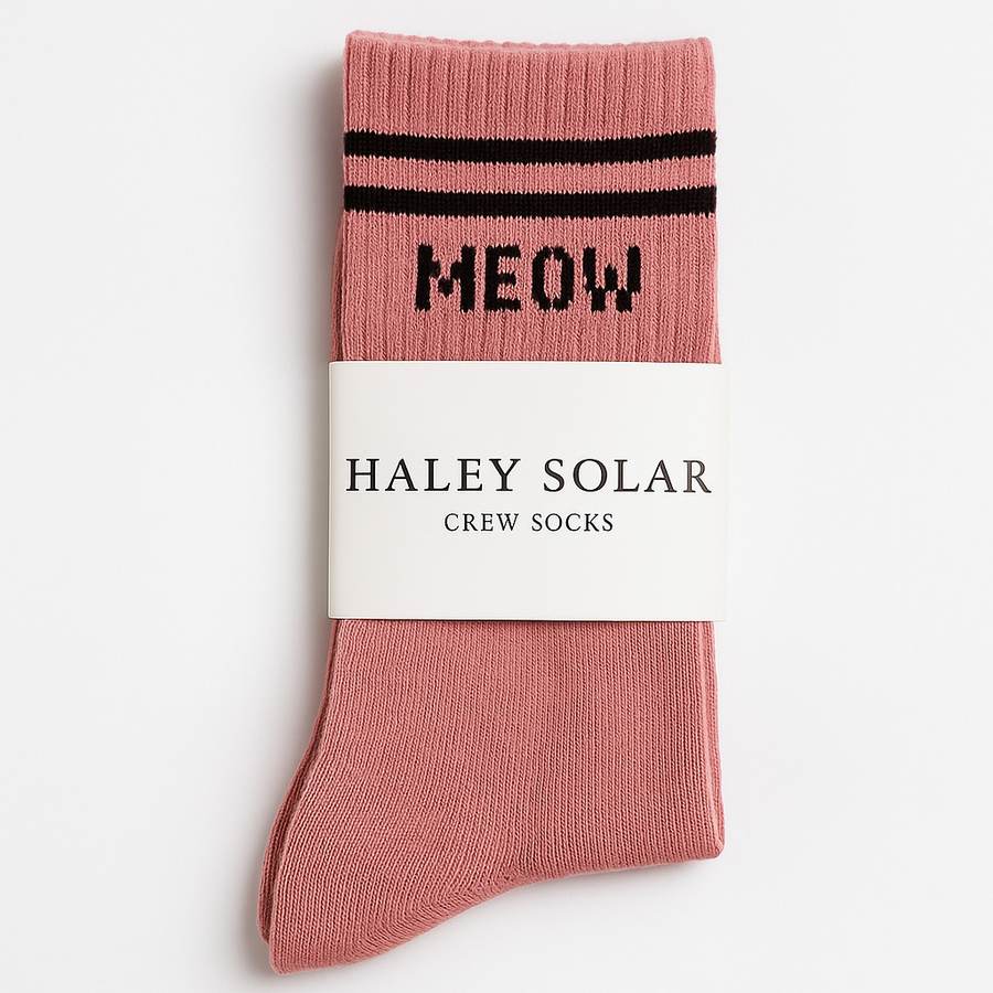 Meow Crew Socks
