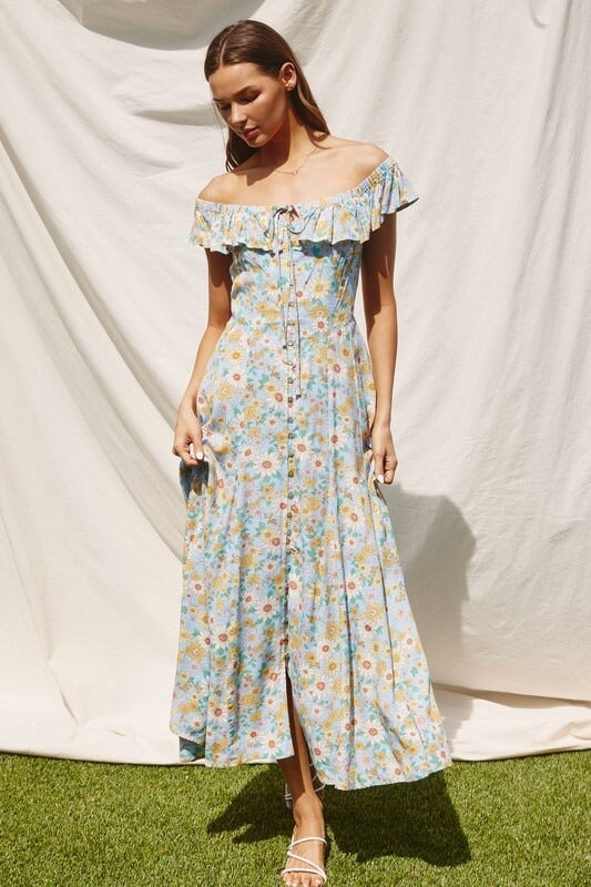 Floral Sky Maxi Dress General Dress Forum 