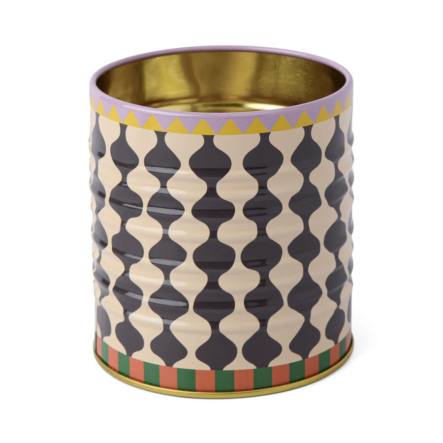 A Dopo B&W Wavy Storage Tin