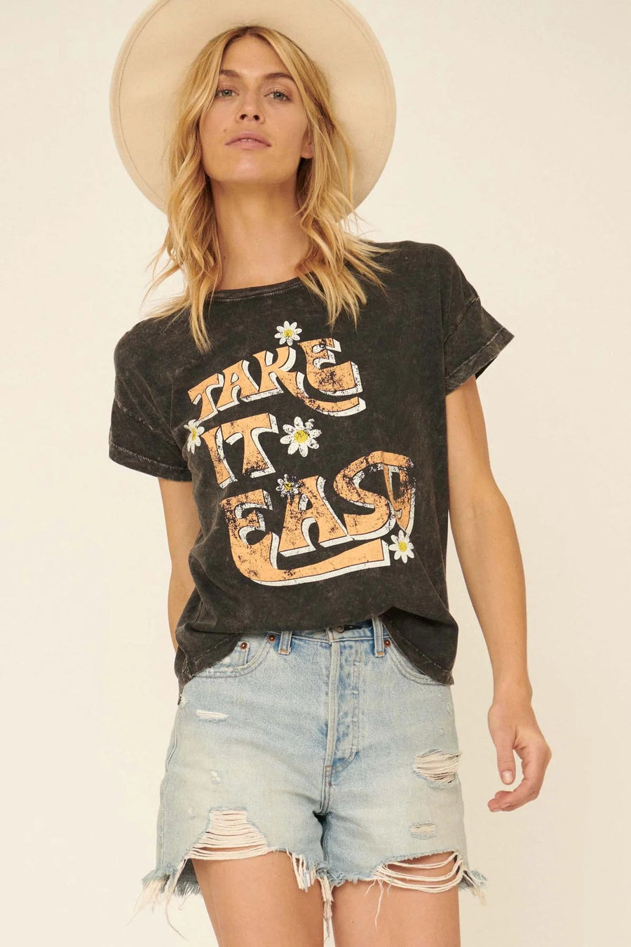 Take It Easy Tee Vintage Canvas 