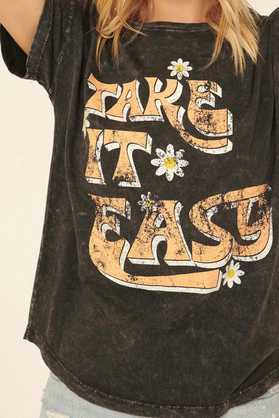 Take It Easy Tee Vintage Canvas 