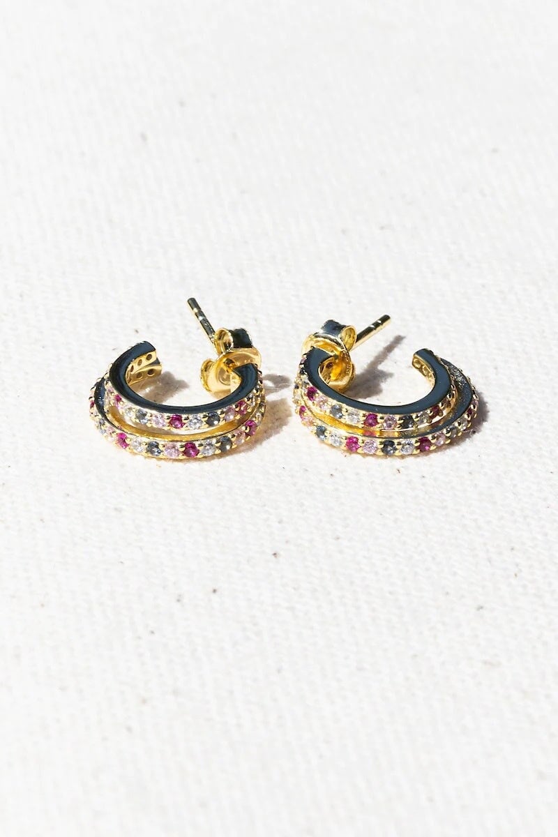 Cherry Evil Twin Huggies jewelry Native Gem Collection 