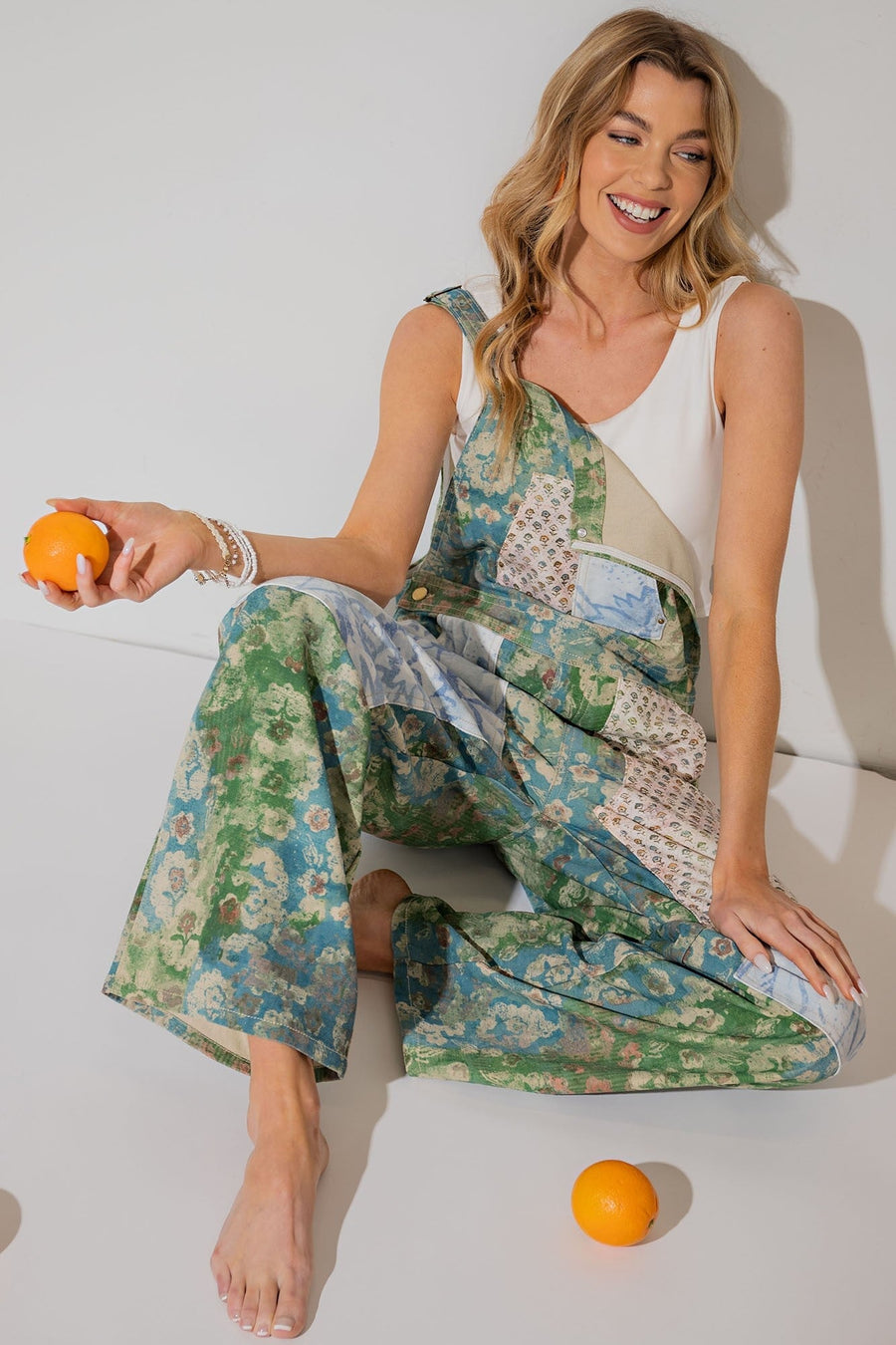 Happy Gardens Overalls pants Easel 