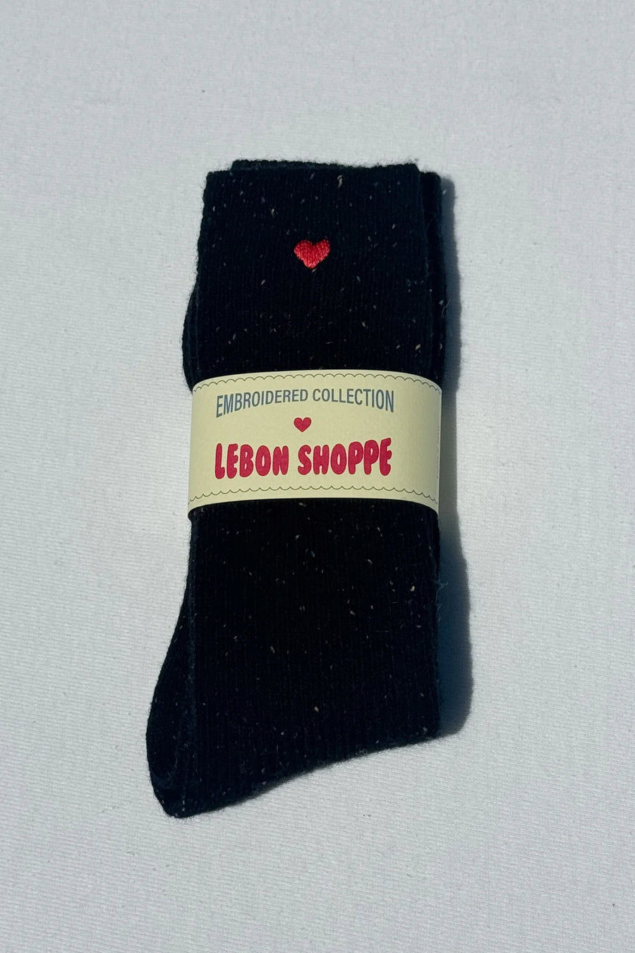 Le Bon Embroidered Snow Socks