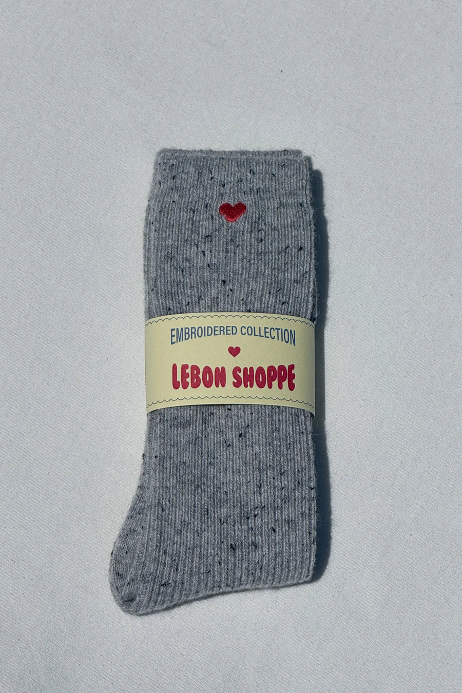 Le Bon Embroidered Snow Socks