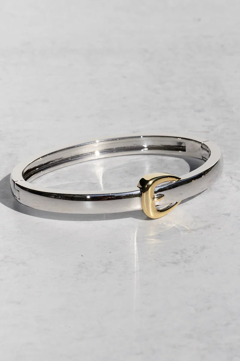 Belt Bangle in Duo