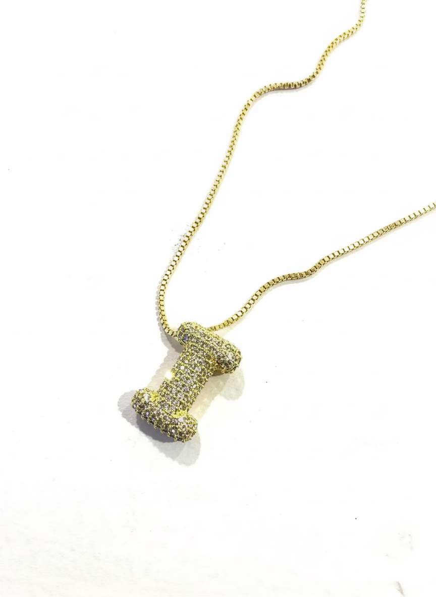 Bubble Letter Necklace