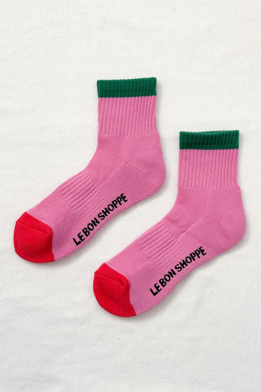 Le Bon Color Block Girlfriend Socks