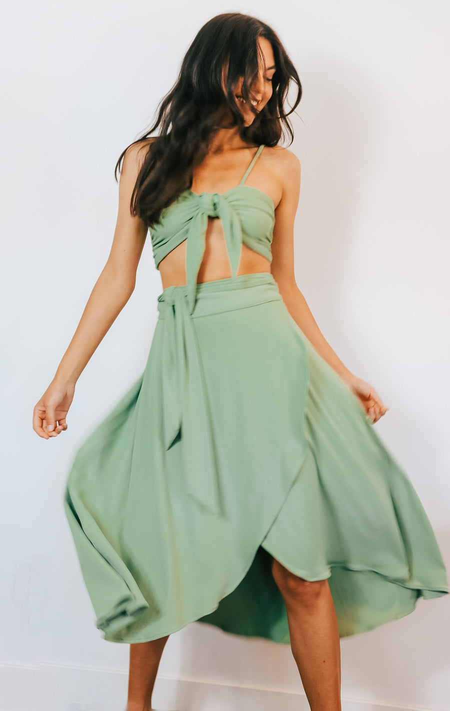 Bridgette Top & Skirt Set in Cabo dress Josa Tulum 