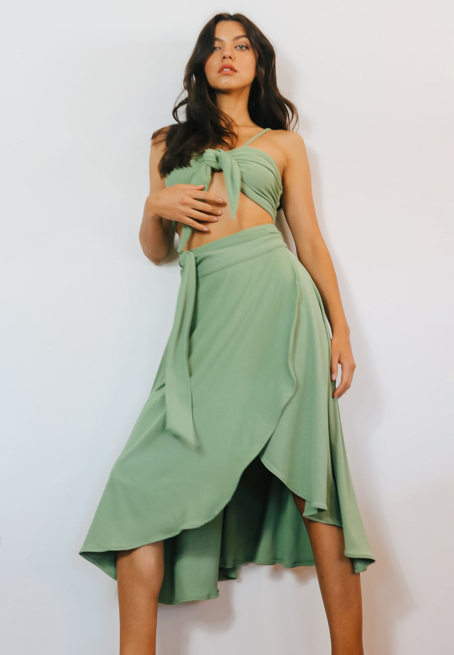 Bridgette Top & Skirt Set in Cabo dress Josa Tulum 