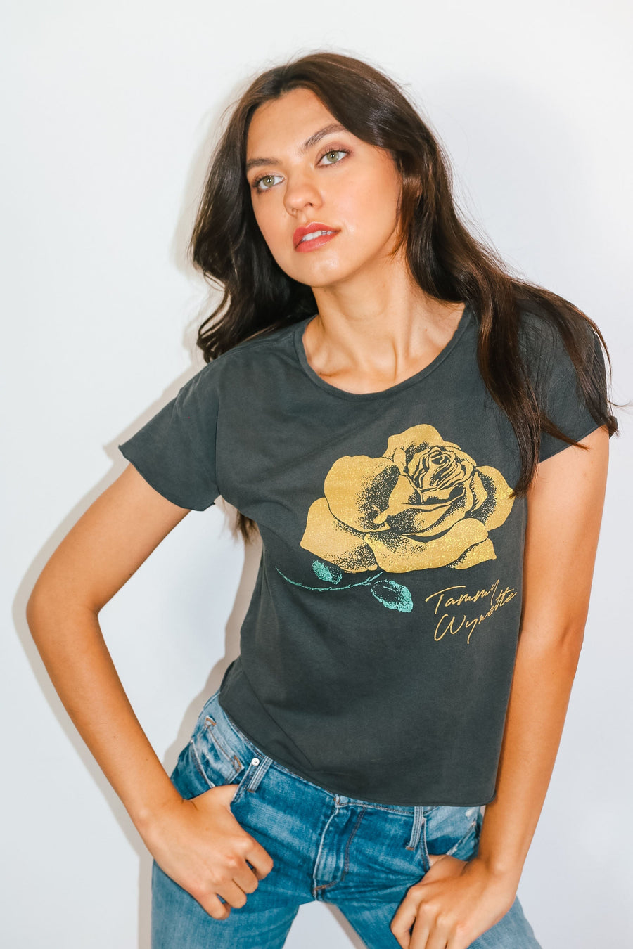 Tammy Wynette Vintage Washed Tee General Midnight Rider 