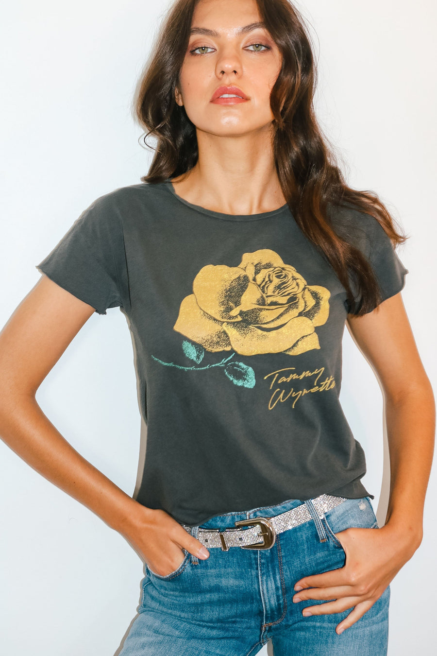 Tammy Wynette Vintage Washed Tee General Midnight Rider 