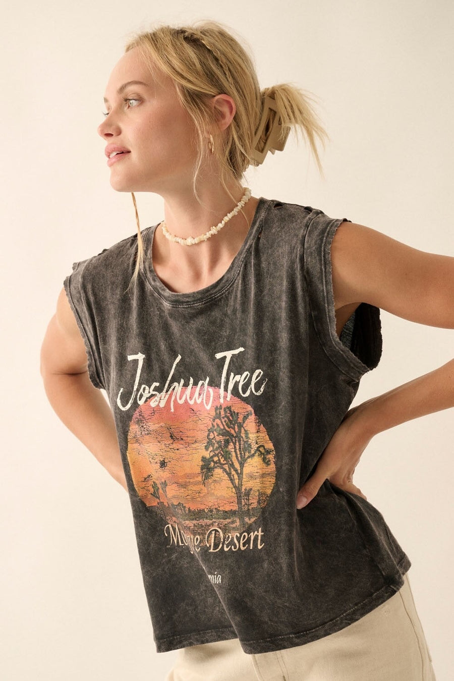 Joshua Tree Muscle Tee Vintage Canvas 