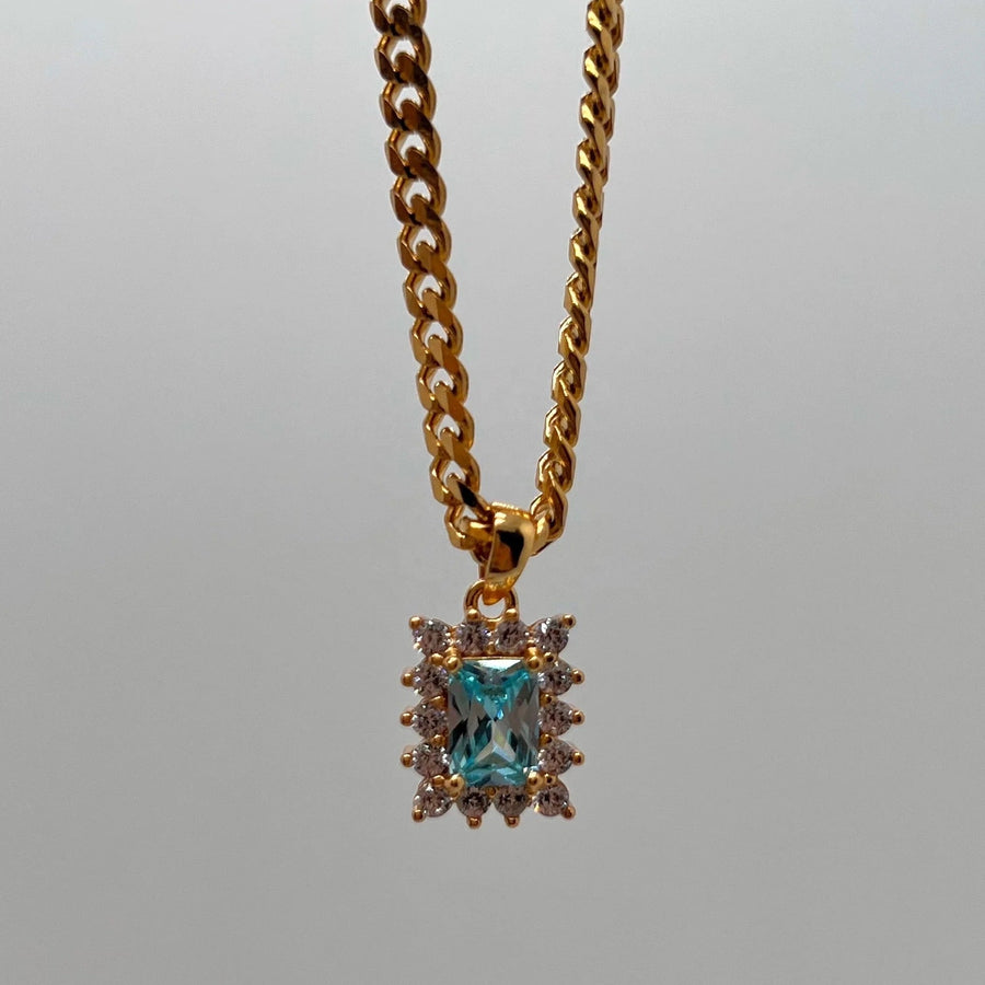 Delta Zircon Chain Necklace Hereafter 