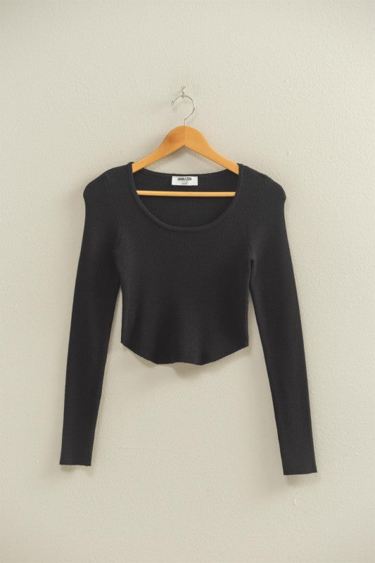 Scoop Neck L/S Top