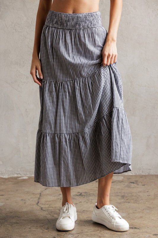 Tawny Tiered Skirt