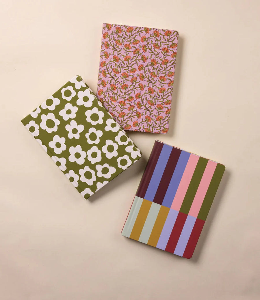 Soft Touch Jumbo Journal- Pink Vintage Floral