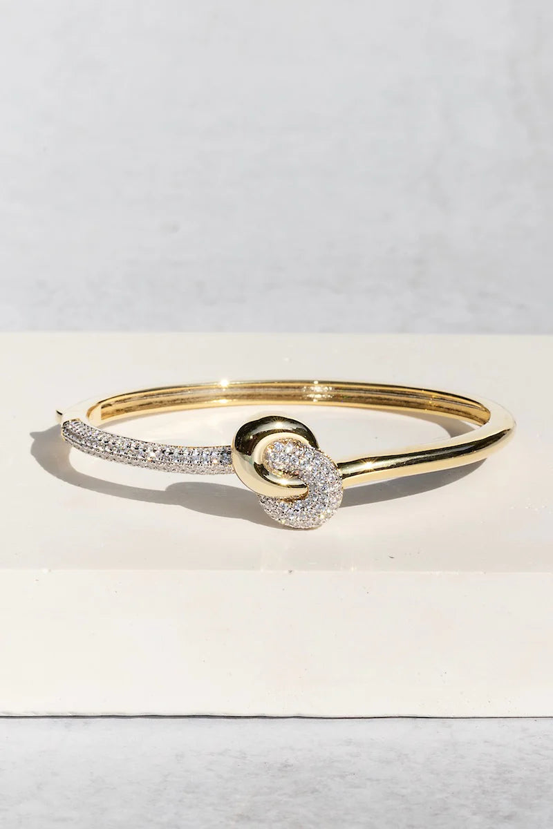 Love Knot Bangle in Duo