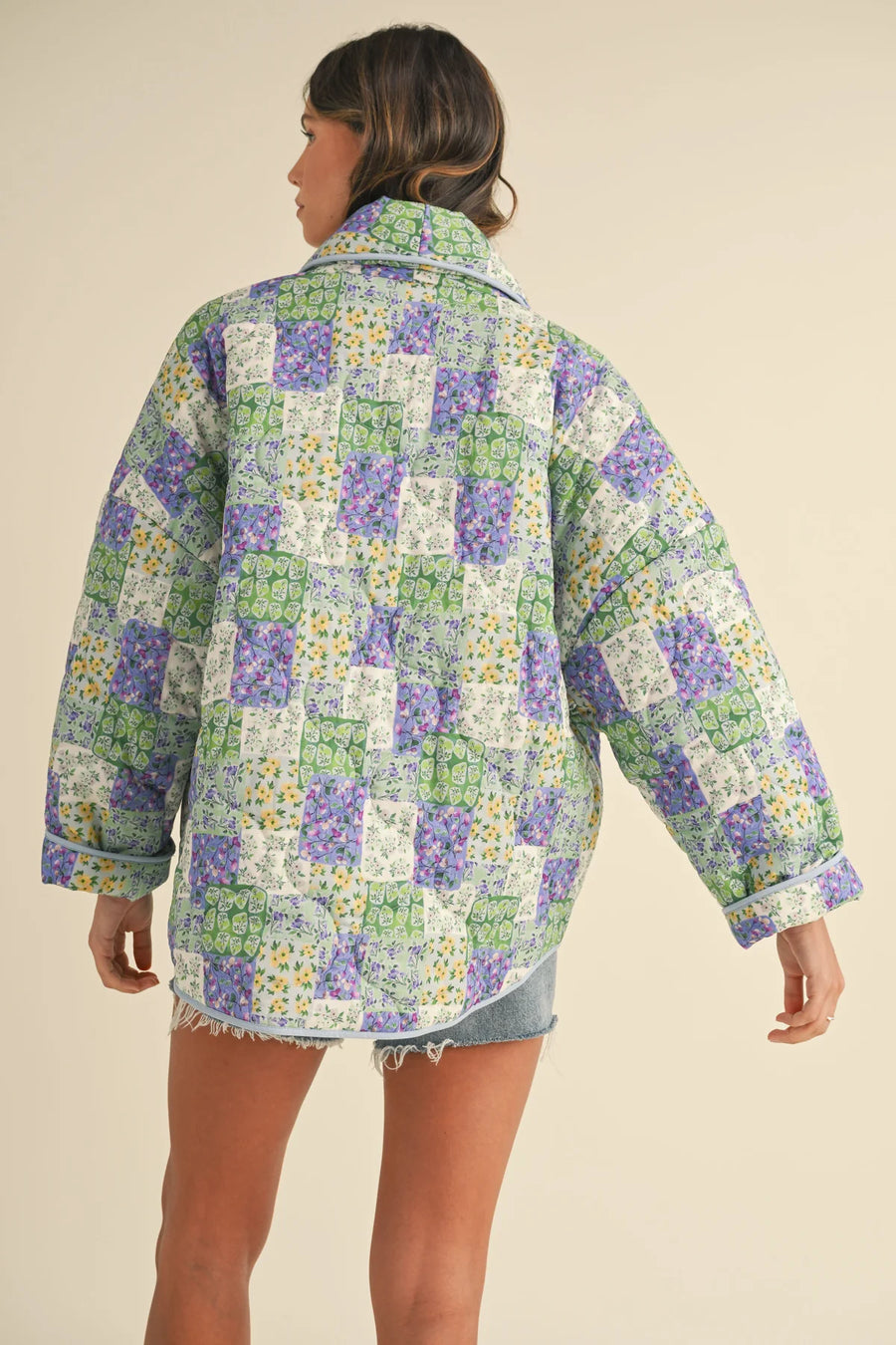 Patchwork Floral Quilt Jacket