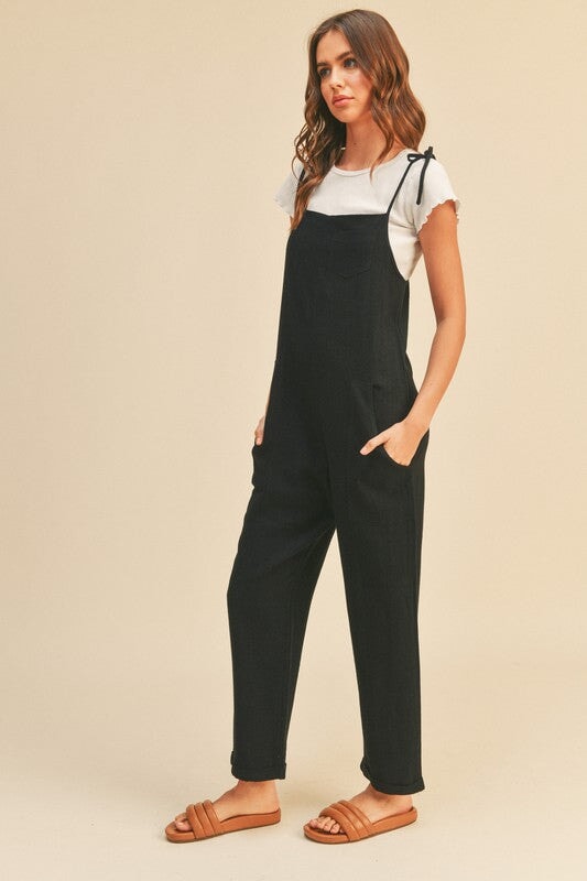 Iris Linen Overalls jumpsuit Miou Muse 