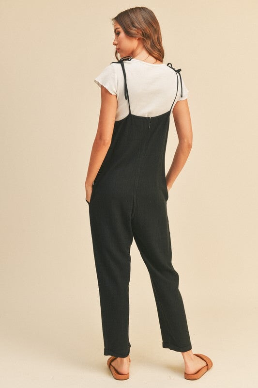 Iris Linen Overalls jumpsuit Miou Muse 