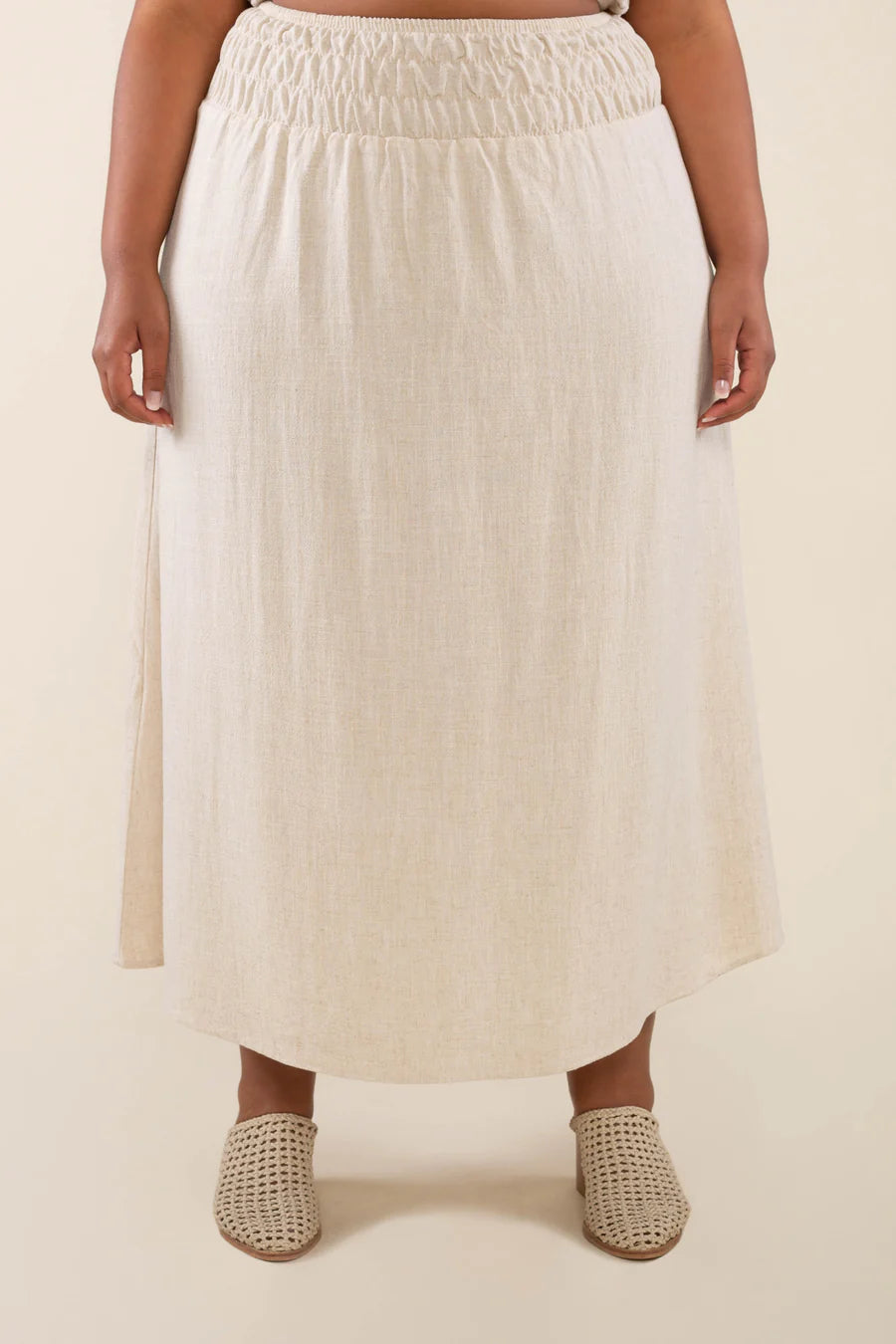 Sophia Linen Skirt General No Less Than 