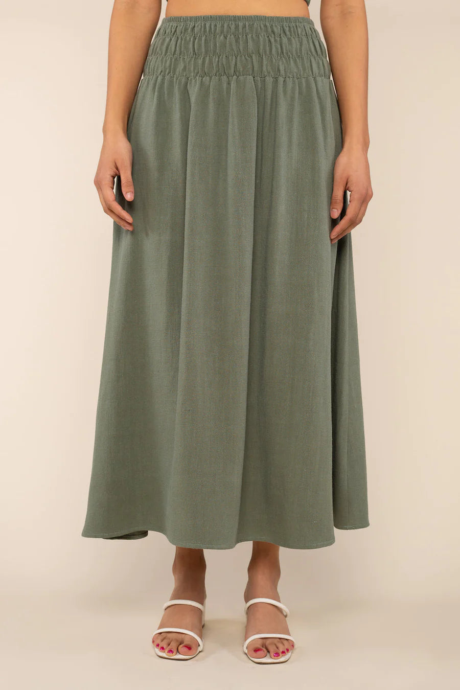 Sophia Linen Skirt General No Less Than 