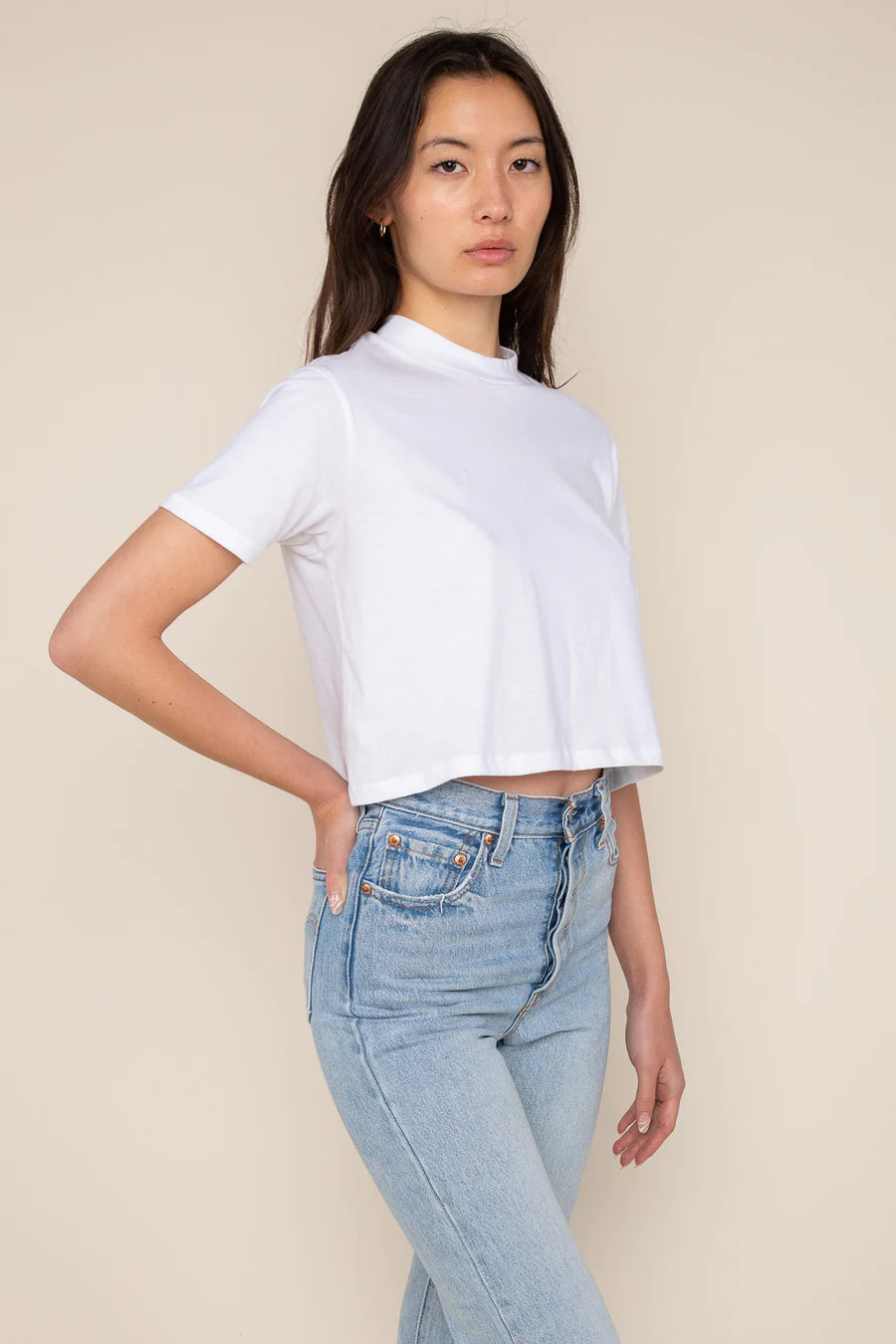 Boxy Cropped Tee General No Less Than 