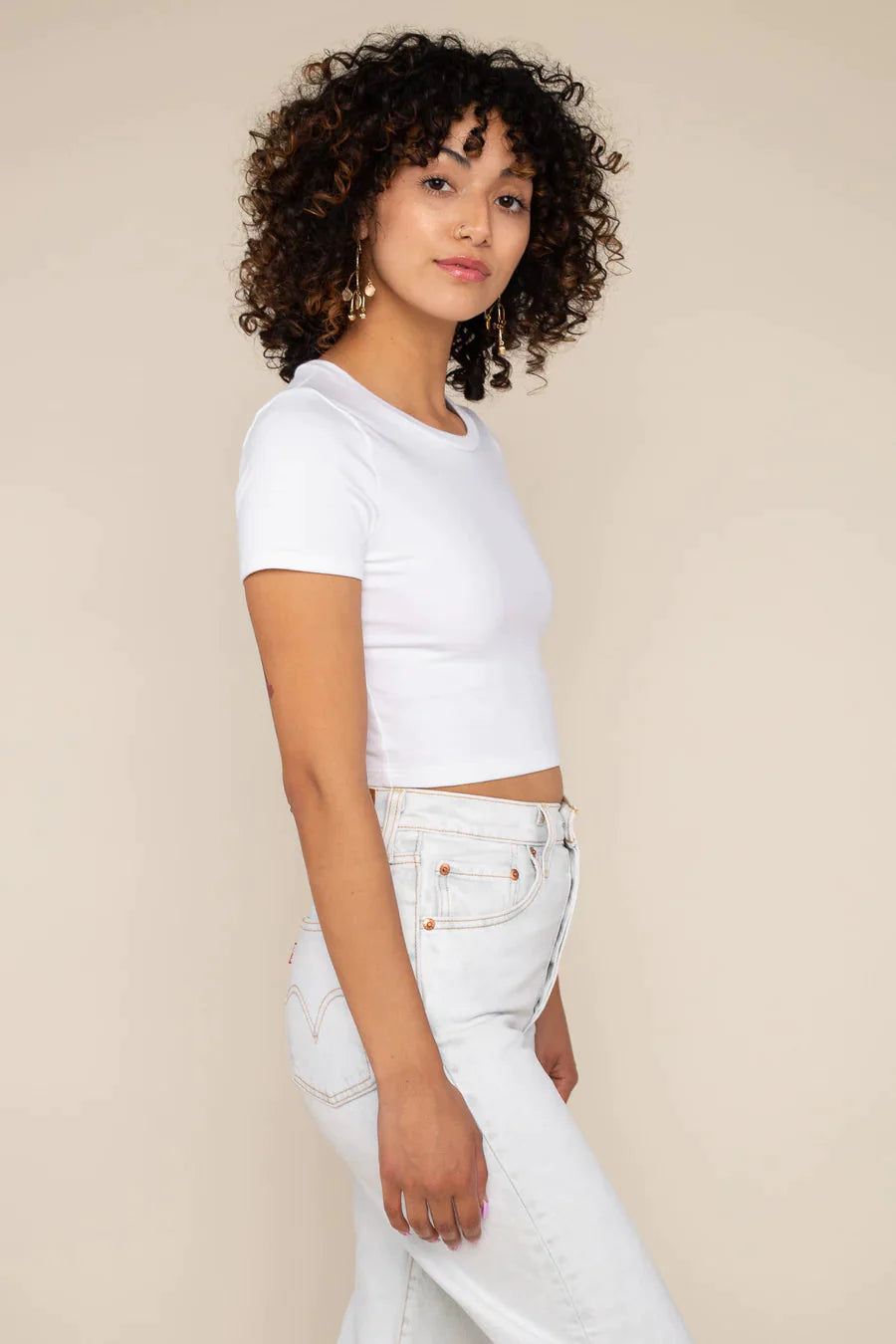 Ali Spandex Baby Tee General No Less Than 