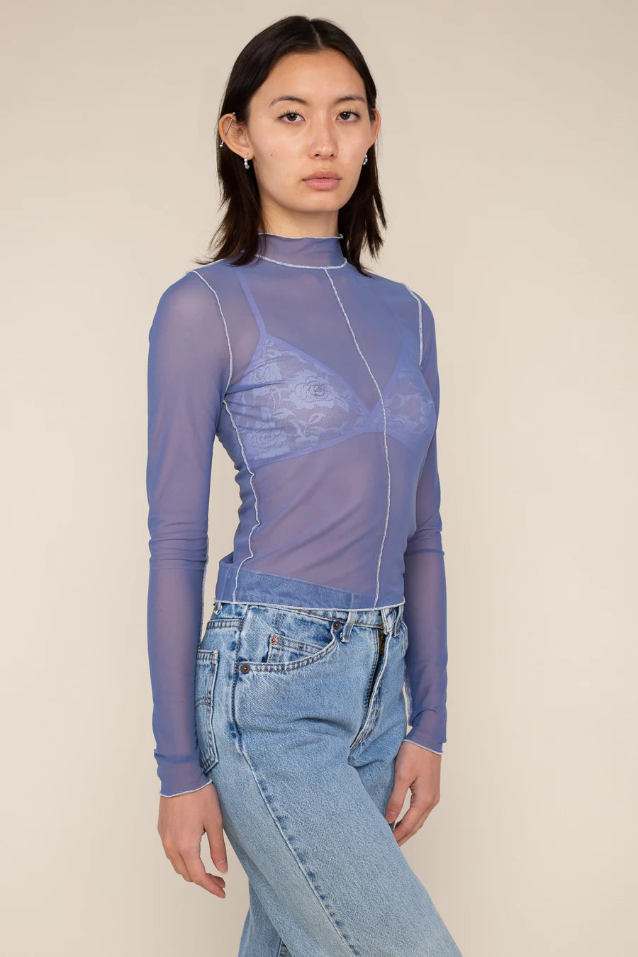Jewels Mesh Top top No Less Than 