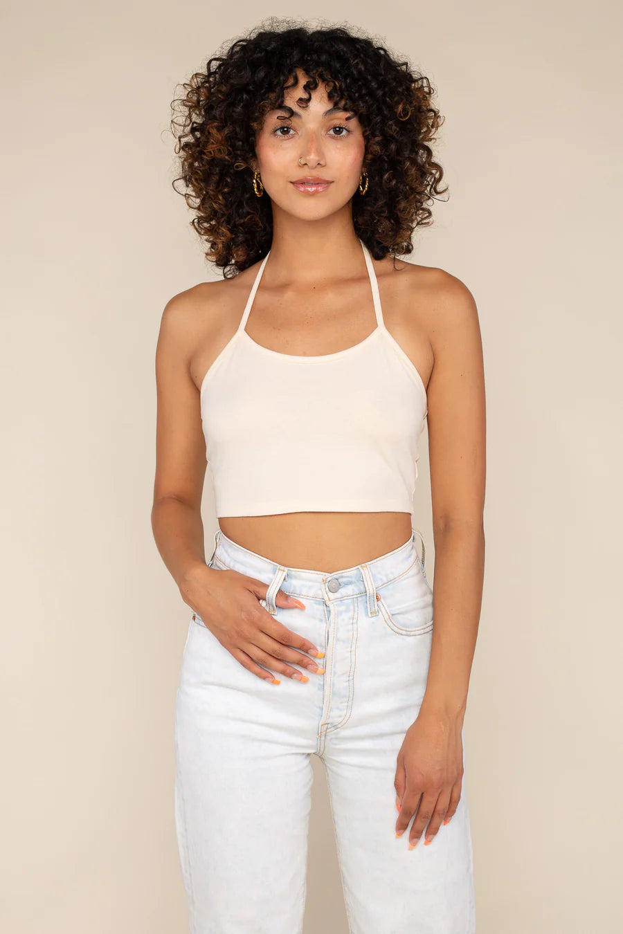 Halter Crop Tank dress No Less Than 