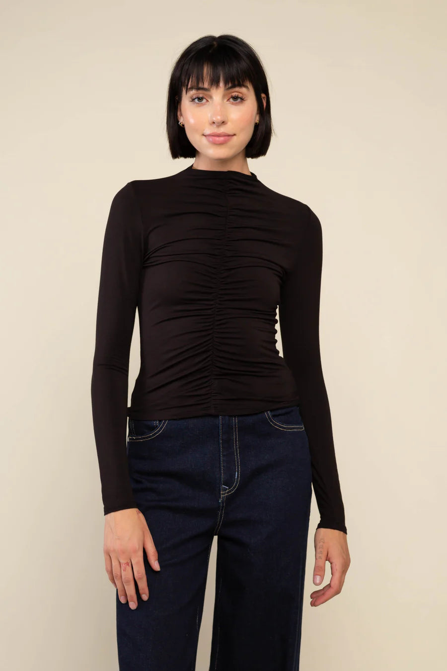 Skylar Top General No Less Than Small Black 