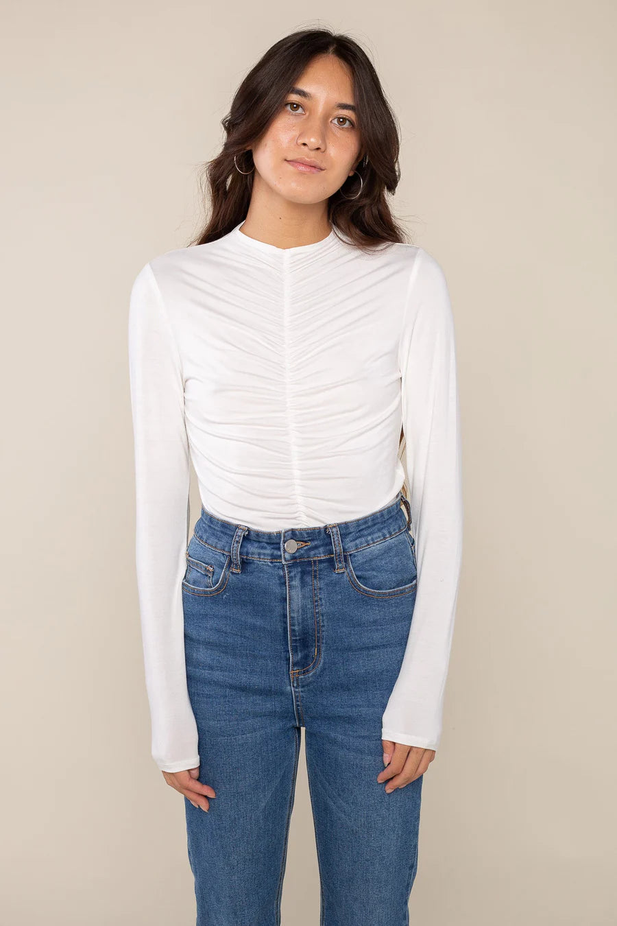 Skylar Top General No Less Than Small White 